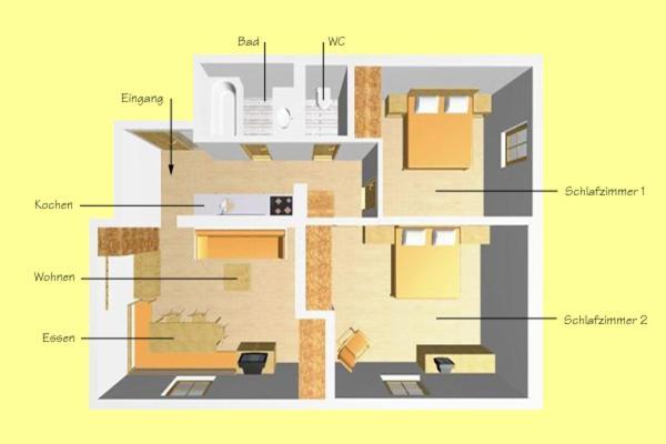 レッヒHaus Gstueatアパートメント 部屋 写真